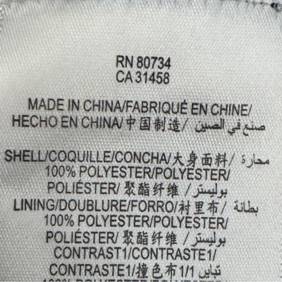 BCBGMAXAZRIA 4 Blue Tiered Satin Strap Dress Cocktail Party Formal - Picture 8 of 10